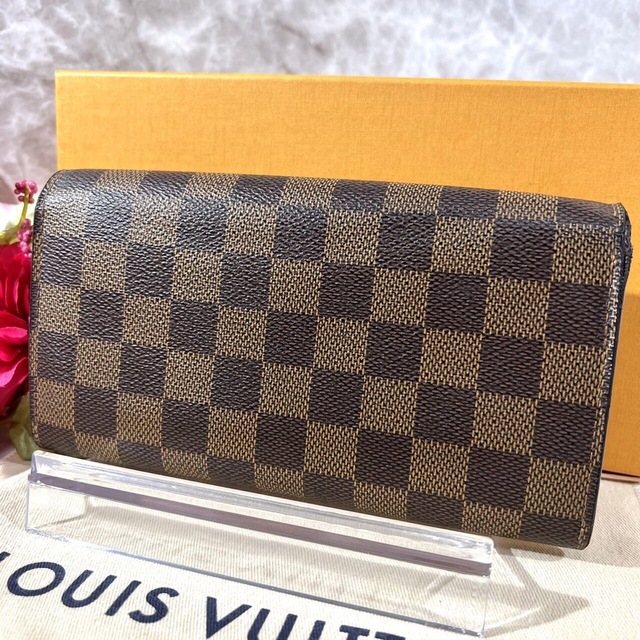 LOUIS VUITTON(ルイヴィトン)のルイヴィトン ポルトフォイユ サラ ダミエ 長財布 レディース カルトクレディ レディースのファッション小物(財布)の商品写真