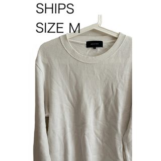 シップスジェットブルー(SHIPS JET BLUE)のSHIPS シップス 長袖Tシャツ サイズM(Tシャツ/カットソー(七分/長袖))