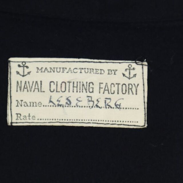 US NAVY 40年代 NAVAL CLOTHING DEPOT セーラー