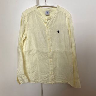 プチバトー(PETIT BATEAU)のプチバトー　リネンシャツ　128cm 8ans(ブラウス)