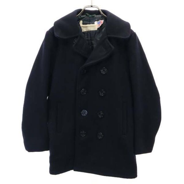 USA製　schott ショット　ピーコート　ネイビー　　メンズ　18