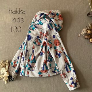 ハッカキッズ(hakka kids)のhakka kids ハッカキッズ❁⃘*. 色彩絵画のような香水瓶柄パーカー(ジャケット/上着)