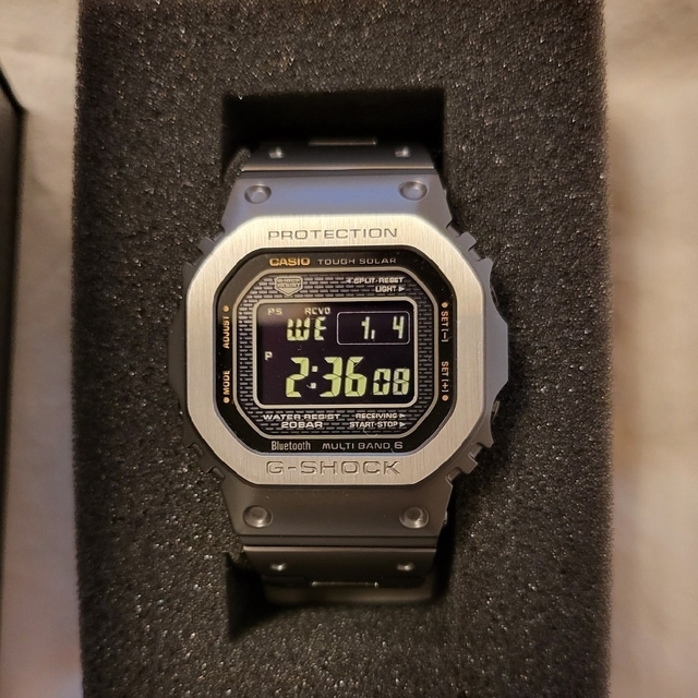 G-SHOCK(ジーショック)のCASIO G-SHOCK  フルメタル GMW-B5000MB-1JF メンズの時計(腕時計(デジタル))の商品写真