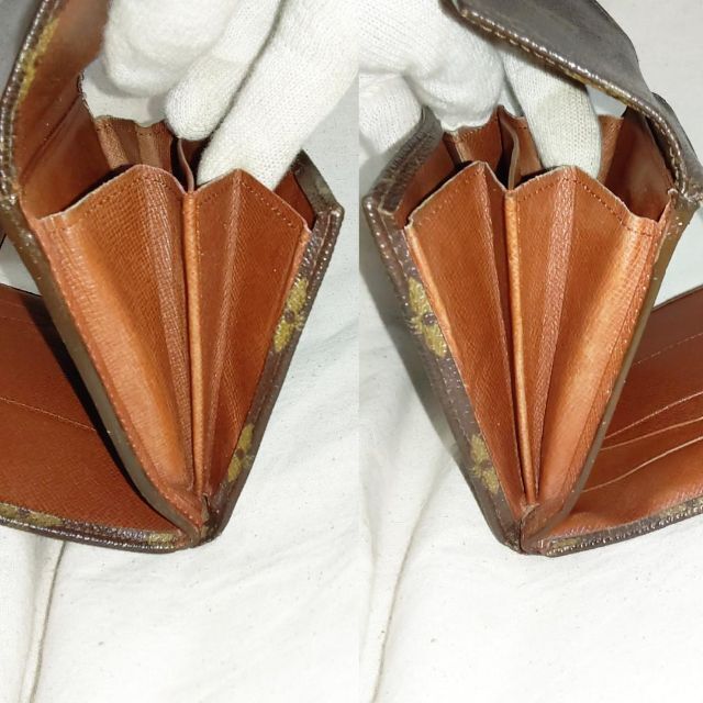 LOUIS VUITTON(ルイヴィトン)のルイヴィトン モノグラム 折財布 ポルトモネ カルトクレディ 旧型 M61660 レディースのファッション小物(財布)の商品写真