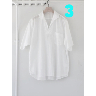 COMOLI - COMOLI 22ss ベタシャンスキッパー半袖シャツ size3の通販 by