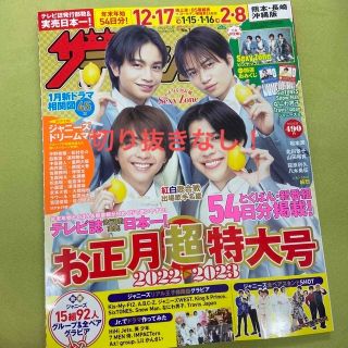 ジャニーズ(Johnny's)のザテレビジョン　お正月超特大号　新品抜けなし未読(アイドルグッズ)