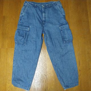 ビームス(BEAMS)のSSZ DENIM CARGO  デニム カーゴパンツ L エスエスゼット AH(デニム/ジーンズ)