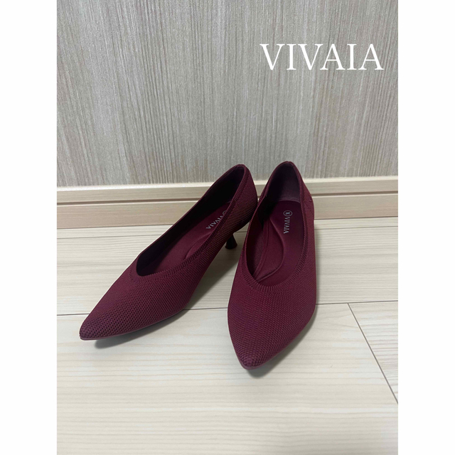 VIVAIA ビバイア　ポインテッドトゥ キトンヒール パンプス　23cm レディースの靴/シューズ(ハイヒール/パンプス)の商品写真