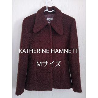 キャサリンハムネット(KATHARINE HAMNETT)のキャサリンハムネット　ジャケット　M　ブラウン　こげ茶　ウール　ビンテージ(その他)