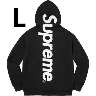 シュプリーム(Supreme)のSatin Appliqué Hooded Sweatshirt Lサイズ(パーカー)