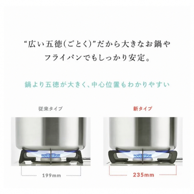 Rinnai(リンナイ)のリンナイ HOWARO ホワロ 白×アンティークブルー ガスコンロ  都市ガス スマホ/家電/カメラの調理家電(ガスレンジ)の商品写真