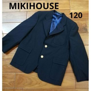 ミキハウス(mikihouse)のMIKIHOUSE 120 紺ブレ 金ボタン ブレザー ジャケット(ドレス/フォーマル)