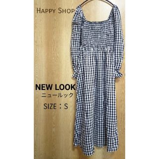 New Look - 【極美品】NEWLOOK ニュールック ギンガムチェック ワンピース S