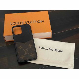 ルイヴィトン(LOUIS VUITTON)のルイヴィトン　iPhone 12 pro max  ケース　モノグラム　ブラック(iPhoneケース)