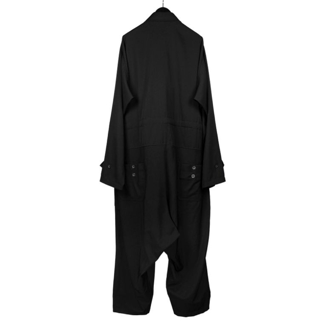 Yohji Yamamoto POUR HOMME(ヨウジヤマモトプールオム)の【最終値下げ】yohji yamamoto 21aw ギャバファスナーツナギ メンズのパンツ(サロペット/オーバーオール)の商品写真