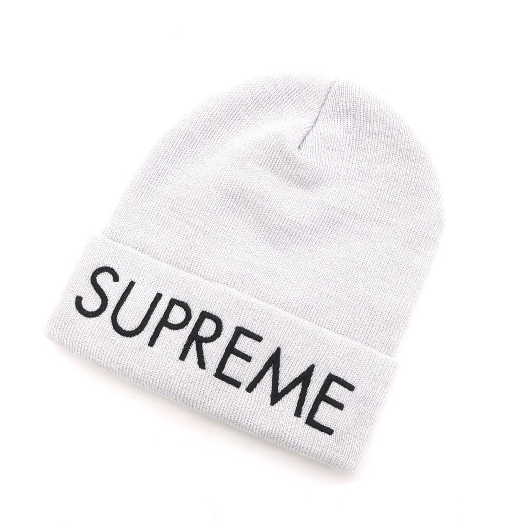 supreme ニット帽 ビーニー　bienie white