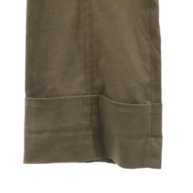 エスマックスマーラ ワイド パンツ 42 ベージュ S MaxMara リネン