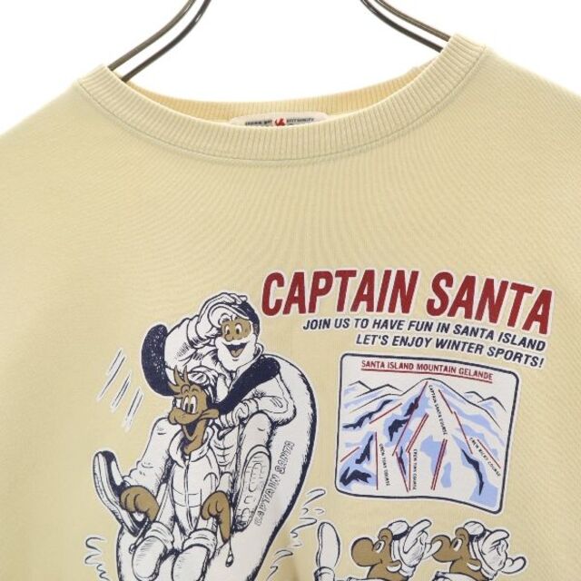 CAPTAIN SANTA　スウェット　トレーナー　L　ビッグプリント