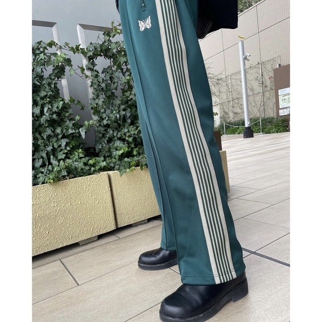 NEEDLES TRACKPANTS 別注STUDIOUS ss 白M   通販