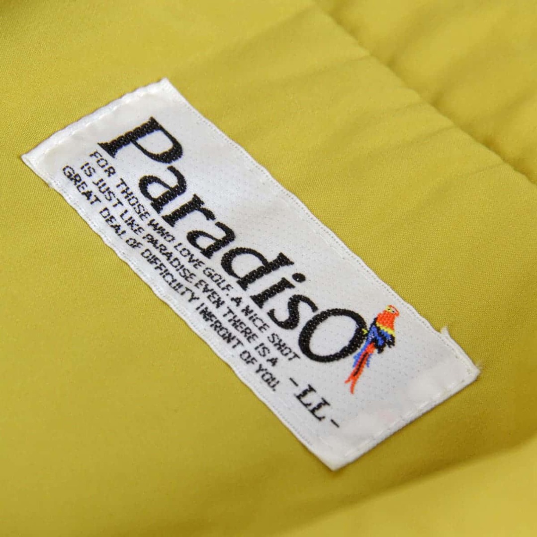 『USED』 パラディーソ ブルゾン ポリエステル イエロー【中古】 メンズのジャケット/アウター(ブルゾン)の商品写真