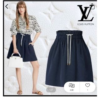 ルイヴィトン(LOUIS VUITTON)のヴィトン　ナイロン　スカート(ミニスカート)