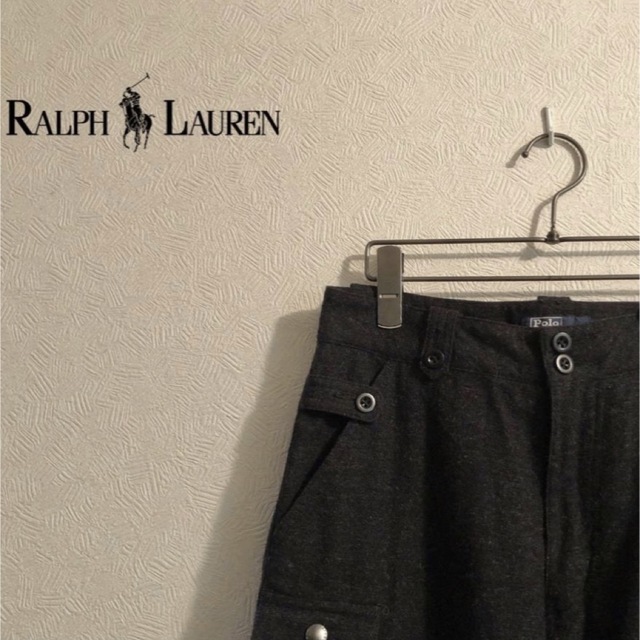 POLO Ralph Lauren ポロ ラルフローレン ウール カーゴパンツ | フリマアプリ ラクマ