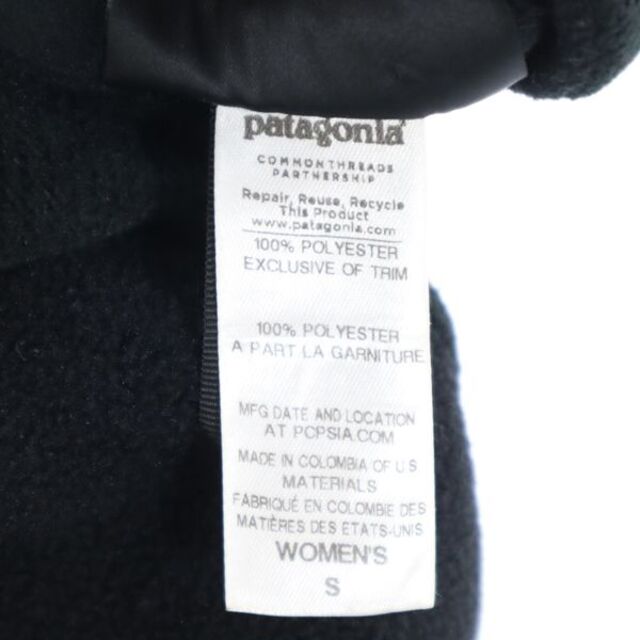 パタゴニア 2014年 シンチラ 25900FA14 SYNCHILLA フリース S ブラック patagonia ジップジャケット レディース   【211004】 8