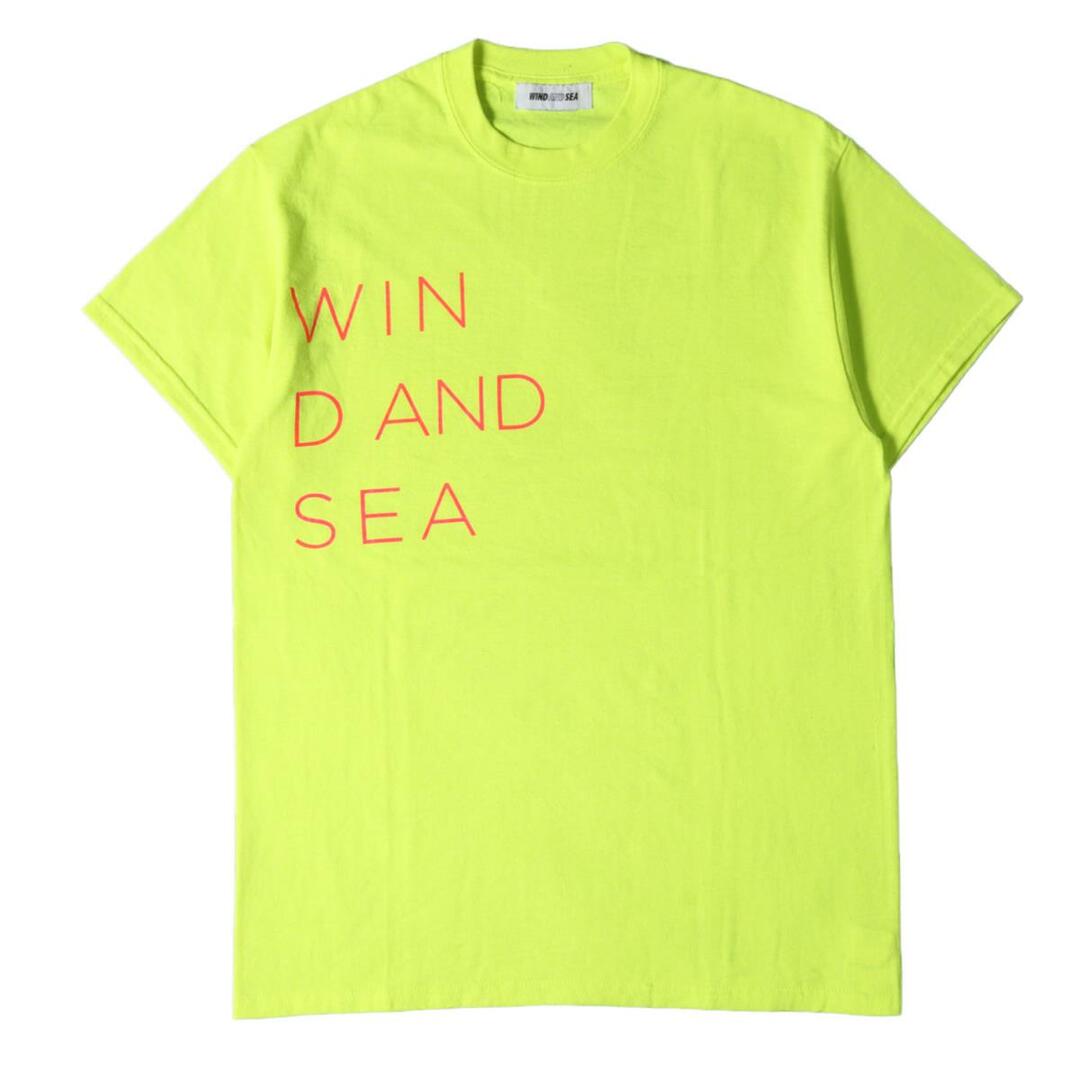 WIND AND SEA ウィンダンシー Tシャツ ブランドロゴ クルーネックTシャツ CLASSIC LOGO TEE イエロー M トップス ブランド 【メンズ】【R030】