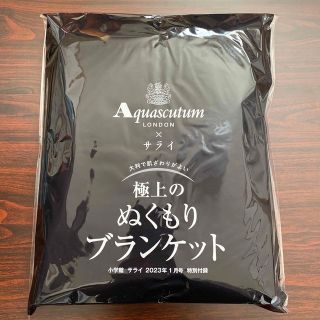 アクアスキュータム(AQUA SCUTUM)のサライ 1月号 付録 アクアスキュータム ブランケット(日用品/生活雑貨)