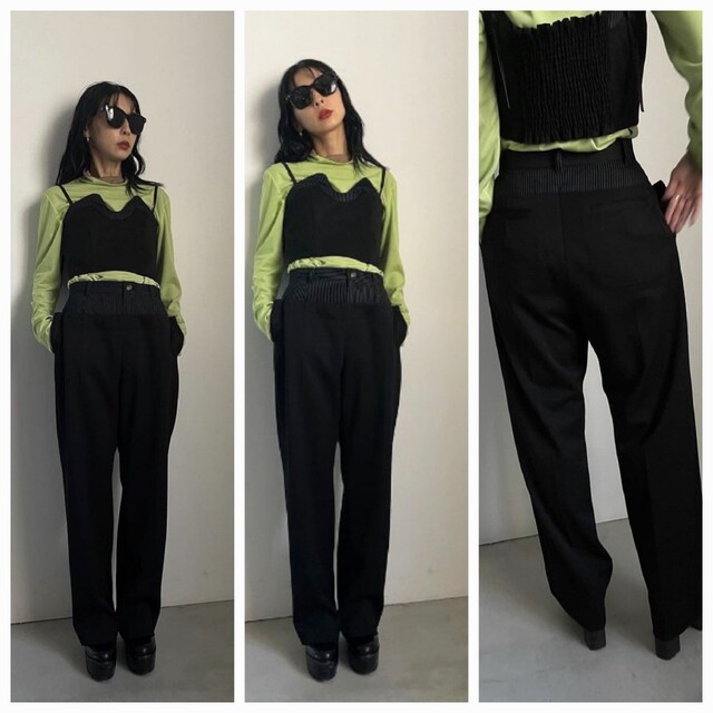 日本 AmeriVINTAGE LAYRED STRIPE STRAIGHT パンツ comunidadaledar.org