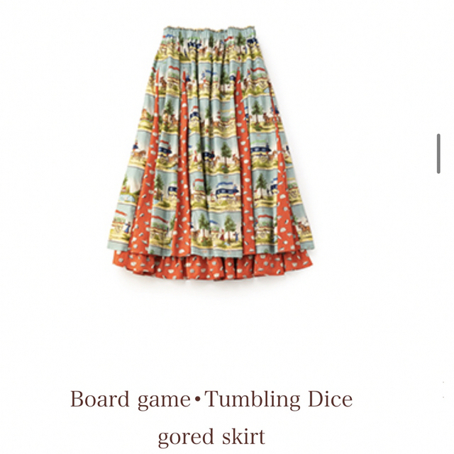 JaneMarple(ジェーンマープル)のジェーンマープル　ボードゲーム　スカート レディースのスカート(ロングスカート)の商品写真
