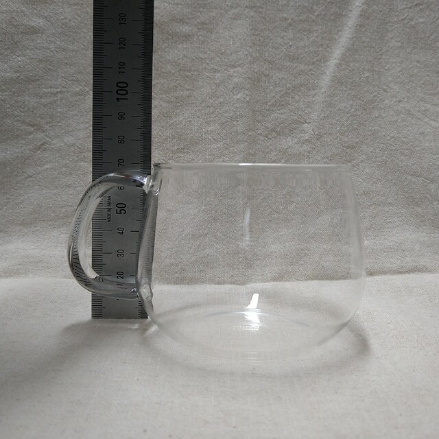 耐熱ガラスカップ ペア インテリア/住まい/日用品のキッチン/食器(グラス/カップ)の商品写真