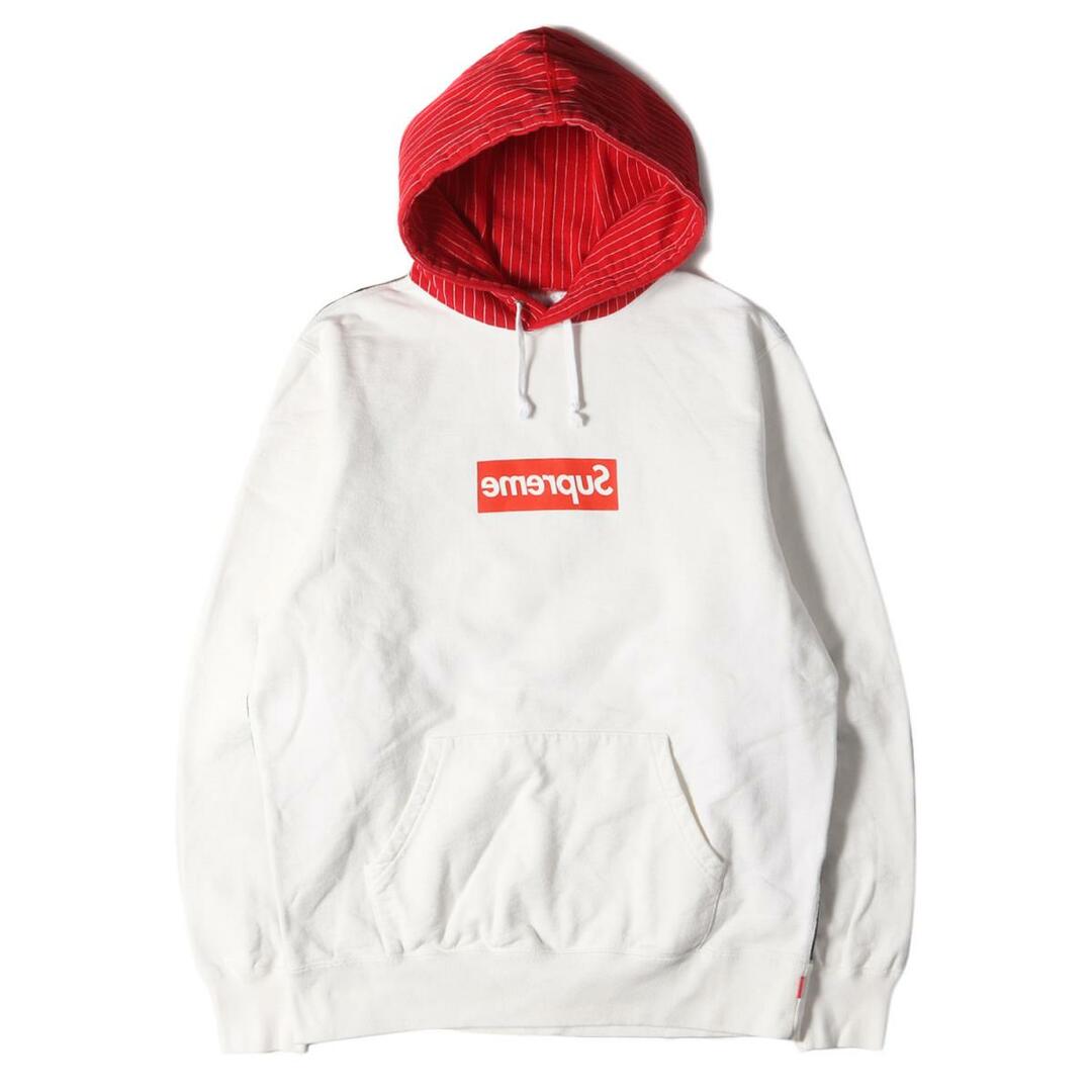 海外花系 14SS SUPREME×CDG BOX LOGO PULLOVER