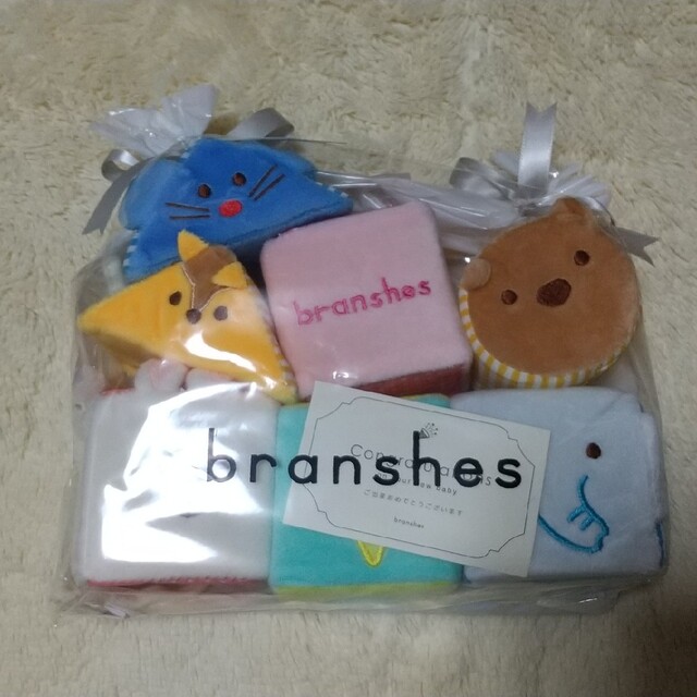 Branshes(ブランシェス)のクッション積み木 ベビー エンタメ/ホビーのおもちゃ/ぬいぐるみ(その他)の商品写真