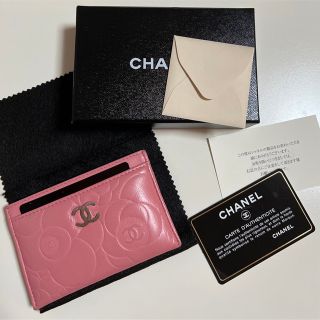 シャネル(CHANEL)のCHANEL カメリア　名刺ケース(名刺入れ/定期入れ)