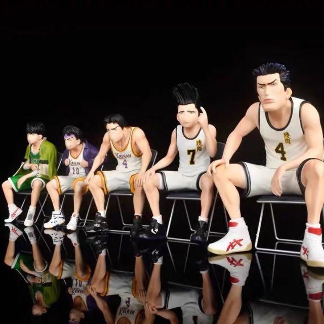 黒 桜古典 【slam dunk】スラムダンク 5人セット PVC製 フィギュア