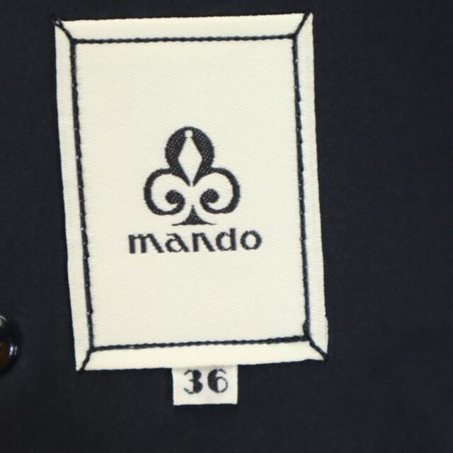 MANDO - マンド 日本製 トレンチコート 36 ブラック系 Mando