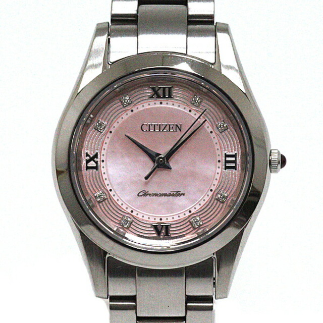 CITIZEN シチズン レディース腕時計 ザ・シチズン EB4000-77Y ピンクシェル文字盤 8Pダイヤ クォーツ