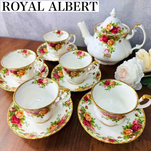 美品】Royal Albert オールドカントリーローズ カップ\u0026ソーサー1
