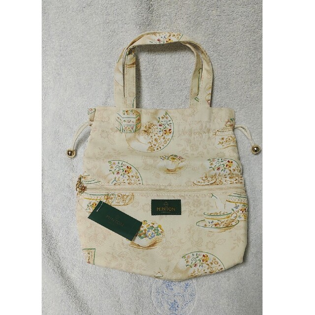 MINTON(ミントン)のミントン　MINTON　ミニバッグ(ファスナーポケット有、巾着型にもなります。) レディースのバッグ(その他)の商品写真