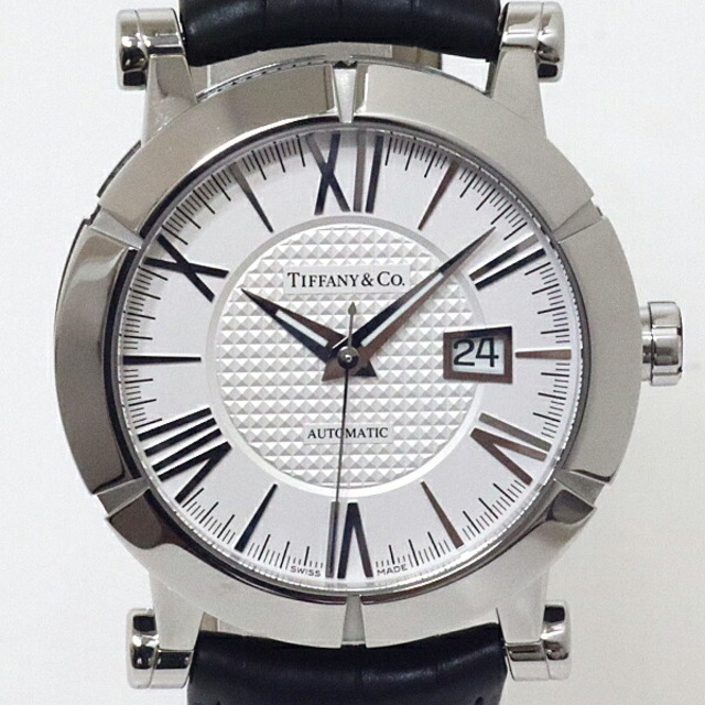 国内外の人気 Tiffany & 仕上げ済【中古】 自動巻き シルバー文字盤 Z1000.70.12A21A71A アトラスジェント メンズ腕時計 ティファニー TIFFANY＆CO - Co. 腕時計(アナログ)