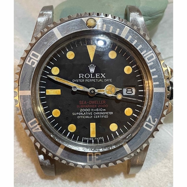 新作入荷!!】 ROLEX - オマケ付 退色ベゼル 純正7ミリリューズ 自動巻