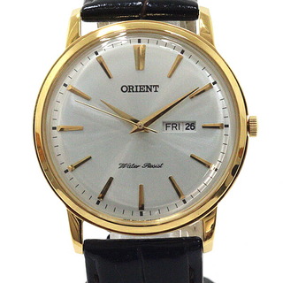 オリエント(ORIENT)のORIENT オリエント メンズ腕時計 クォーツ腕時計 FUG1R001W6 シルバー文字盤 未使用品(腕時計(アナログ))