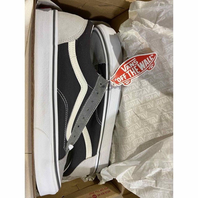 VANS - 29cm VANS US企画 アシンメトリー グレー オールド VANS - 29cm VANS US企画 アシンメトリー グレー オールド