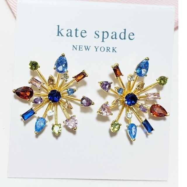 kate spade new york(ケイトスペードニューヨーク)の【新品】kate spade ケイトスペード ファイヤーワーク ピアス レディースのアクセサリー(ピアス)の商品写真