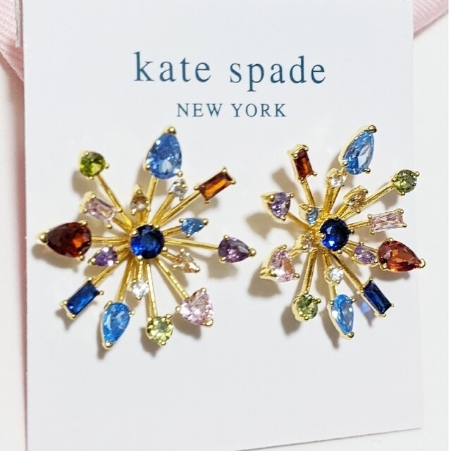 kate spade new york(ケイトスペードニューヨーク)の【新品】kate spade ケイトスペード ファイヤーワーク ピアス レディースのアクセサリー(ピアス)の商品写真