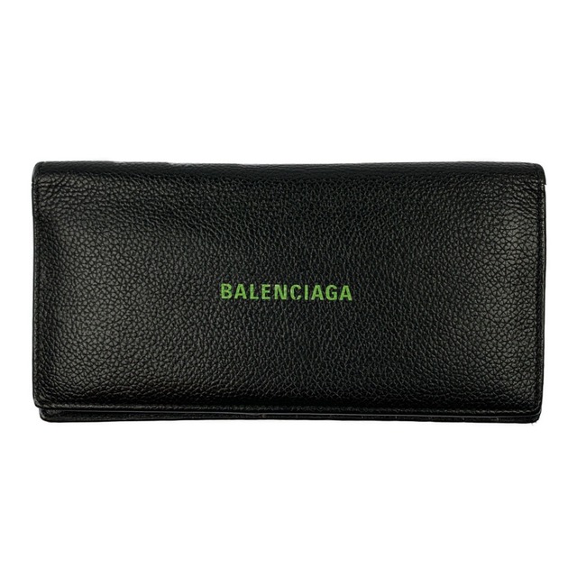 ▽▽BALENCIAGA バレンシアガ レザー　長財布 594692 ブラック