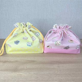 ちいかわ　お弁当袋 2枚セット(ランチボックス巾着)
