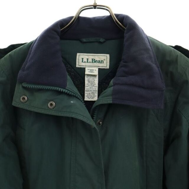 L.L.Bean(エルエルビーン)のエルエルビーン マウンテンパーカー S グリーン L.L.Bean フード付 レディース 【中古】  【220215】 【PD】 レディースのジャケット/アウター(ロングコート)の商品写真