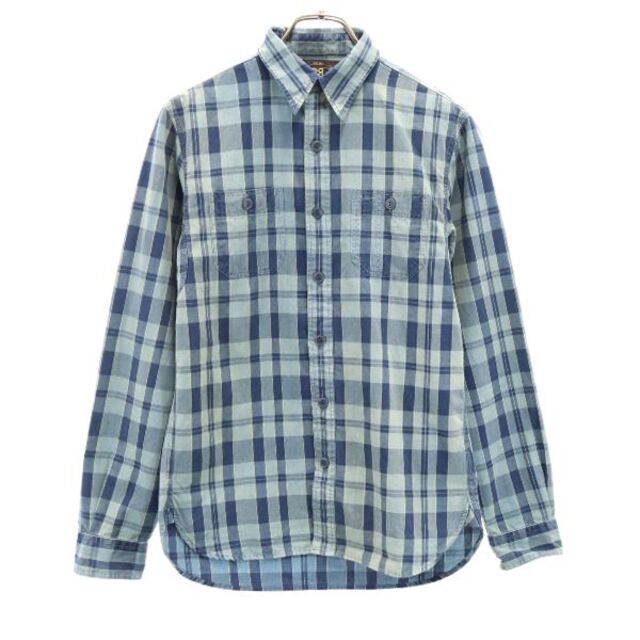 RRL - RRL 黒タグ 一ツ星 チェック 長袖 シャツ XS ダブルアールエル
